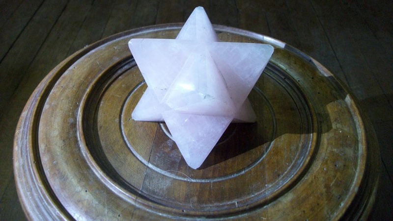 Merkaba Quartz Rose
